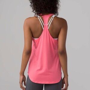 Lululemon Tech Mesh Racerback Tank Coral